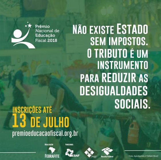 Prêmio Nacional de educação Fiscal 2018
